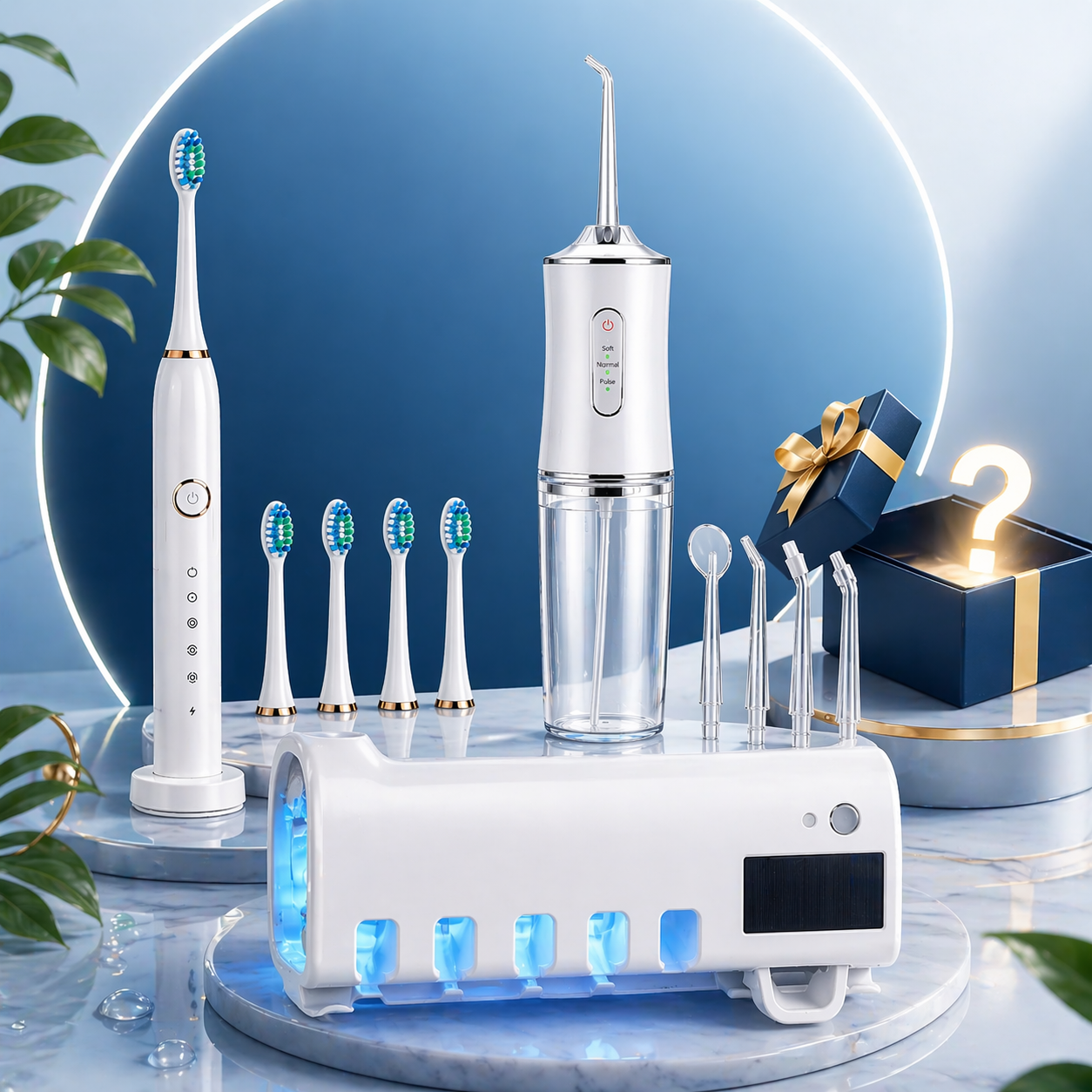 KIT SALUD BUCAL DENTALNOVA | CEPILLO ELÉCTRICO | IRRIGADOR BUCAL | ESTERILIZADOR | REGALO GRATIS